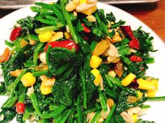 八宝菠菜-老兰家传统烧烤炒菜泡馍(小南门店)