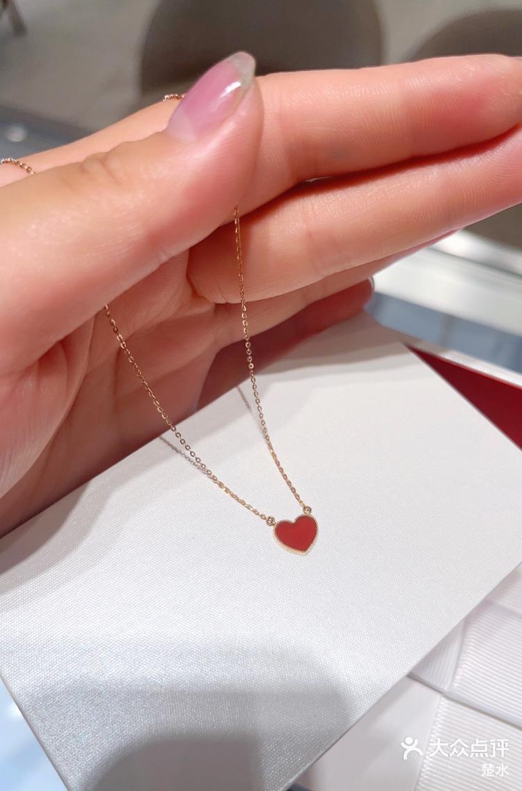 收货dr的小红心项链一条,dr太懂女生了