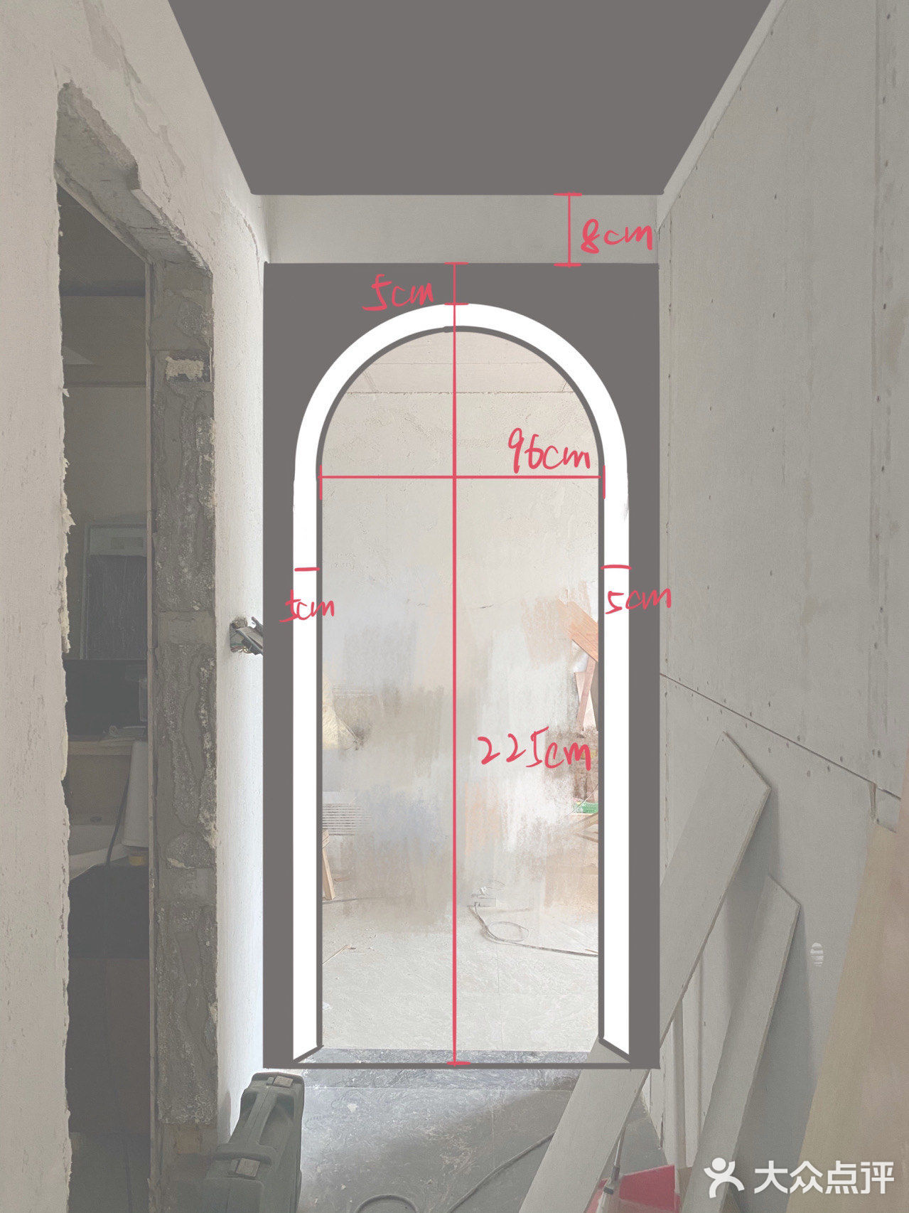 装修日记 |掌握好尺寸,法式拱门不翻车
