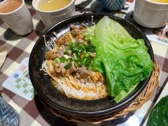 牛肉金针菇煲仔饭-蓝记茶餐厅(勒泰店)