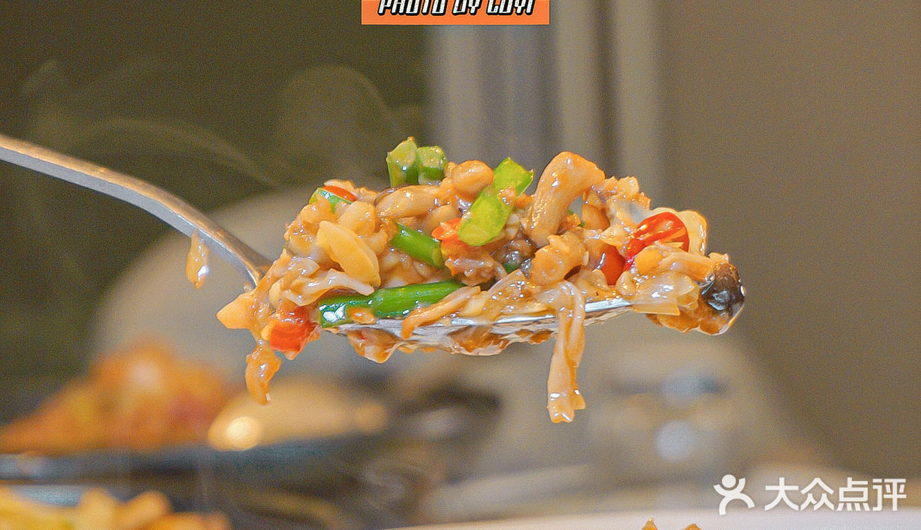 炒海贝肉配米饭❗️我人没了‼️