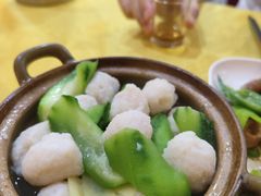 丝瓜鱼丸煲-深圳柯记餐厅(大望店)