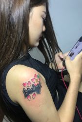 -荔刺青纹身·手穿孔饰品