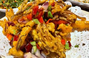 Salted Pepper Matsutake Mushrooms