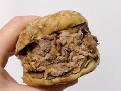 烧饼夹烧牛羊肉-老爆肚满五香烧牛羊肉