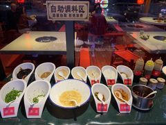自助调料区-桃花沅火锅(长嘉汇江景店)