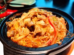 金针菇肥牛粉丝煲-有璟阁港式餐厅(金融街购物中心店)