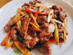 笋尖炒牛肉-台上设计餐厅(歌华大厦店)
