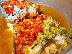 姐夫鸳鸯剁椒鱼头-姐夫的小菜(新中关购物中心店)