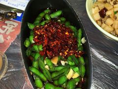 脆爽凉拌毛豆-靓靓蒸虾(中山公园店)