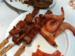 冻虾和骨肉相连-翠明庄宾馆-西餐厅