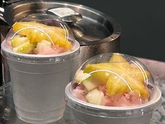 手炒岭南甘草四果炒冰-喜茶(深圳万象城黑金店)