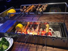 烤鸡翅-三个蒙古大叔羊肉串(大宁店)