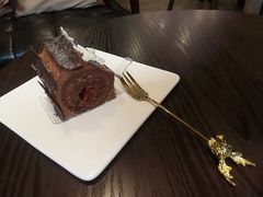 圣诞巧克力树桩蛋糕-咖法森林·咖啡  酒吧(天河店)