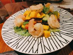 烤虾芒果沙拉-澳骄 Aussie Kitchen·手工披萨·西餐(国大店)