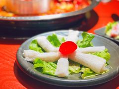竹荪酿虾饺-谭鸭血老火锅(龙湖宝山天街店)