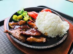 西冷牛扒饭-中山大学-学5食堂