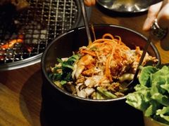 金枪鱼石锅拌饭-·缸桶屋·韩式牛肋条自助烤肉(西湖D11店)