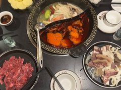 -小志家.鲜牦牛肉牛杂火锅野生菌汤锅