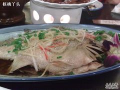 清蒸鲈鱼-老浒记-老浒记烤鸭-北京菜(琉璃厂店)