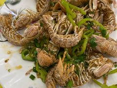 椒盐濑尿虾-顺品美食店•现捞海鲜(海陵岛店)