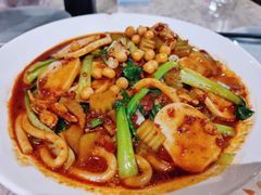 一半鸡炒一半年糕-疆Jiang·新疆秘制料理