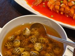 古越陈酿煮花螺-杭州西子湖四季酒店·金沙厅