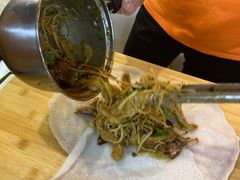 素卷馍加把子肉和卤蛋-安徽阜阳卷馍(西单店)