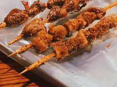 -老红桥炸灌肠牛肚锅烧烤(定福庄店)