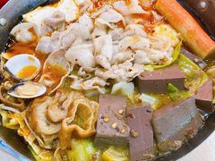 麻辣大肠鸭血锅-张妈台式锅烧(深大店)