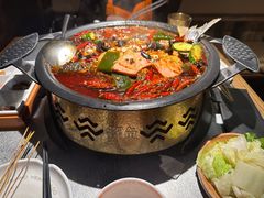 -探鱼·鲜青椒爽麻烤鱼(天河优托邦店)