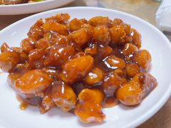 糖醋里脊-芦茨金富饭庄·25年老字号·专做稻草鸡