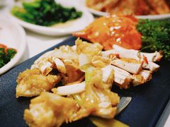 姜葱炒蟹-奕景酒家· 专注大连海鲜30年(星海广场店)