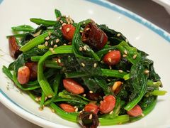 长生果拌菠菜-川城渔府· 重庆烤活鱼·重庆菜馆(金安环宇荟店)