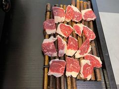 澳洲雪花三角肉-猪啊牛呀羊啊铜盘烤肉(正大广场店)