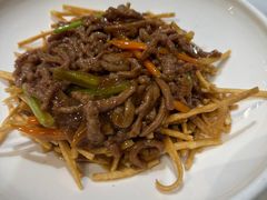 撒子牛肉丝-刘胖子家常菜·蹄花焖藕(中南店)