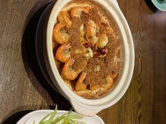 蒜焗罗氏虾-粗茶淡饭·隐庐私厨(东亭店)