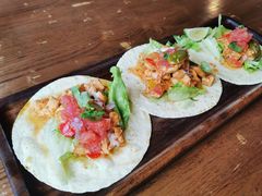 传统红椒鸡肉Taco-See Ya回见墨西哥餐厅