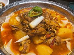 沙湾原始大盘鸡-丝路金桃·新疆菜(徐汇店)