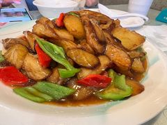 长豆角烧茄子-黄家饺子东北特色菜馆(湖滨商业街店)