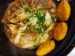 铁锅炖鮰鱼-蘸小院铁锅炖·蘸酱菜·东北菜(怀远门店)