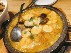 石锅虾仁豆腐-汇丰苑·海鲜青岛菜(中山路大鲍岛店)