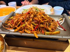 朝鲜族辣椒炒鱿鱼-海兰江石锅饭(水上店)