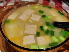 鸡汤小白菜煮榆林豆腐-西贝(上海我格广场店)