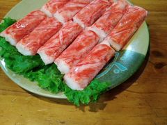 招牌生吃蟹肉-东镇老火锅(长春路首店)