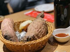 坑烤地瓜-民窑私烤土窑坑烤大公鸡