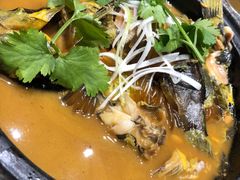 石锅烧嘎鱼-锦绣金山人家(友谊店)