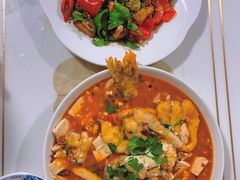 爆炒野生狗鱼块-煲来饱去冷水鱼