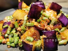 豆角肉沫烧茄子-上屿水产(鼓浪屿一店)