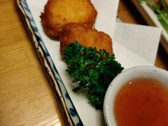 梅子虾饼-王鼎精致料理铁板烧(世博源店)